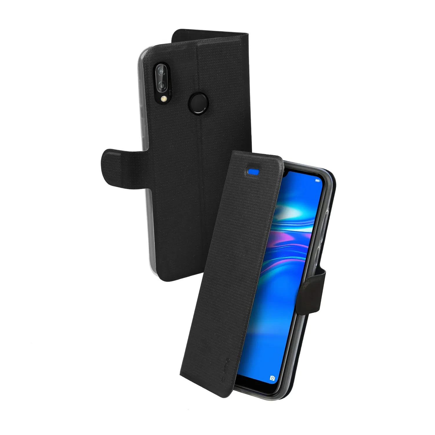 SBS Book Sense Bookcover Huawei Y7 2019 Schwarz