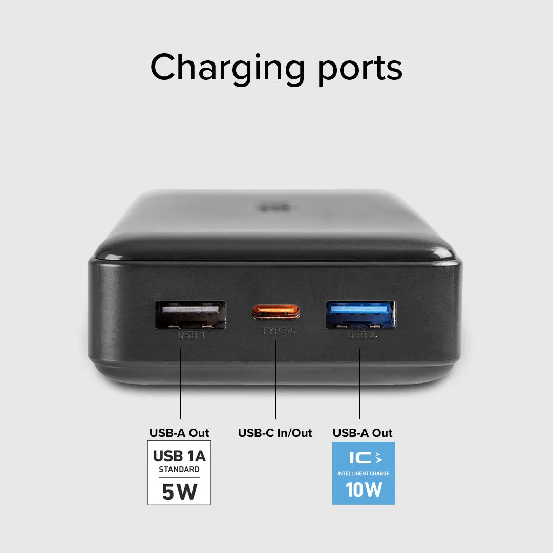 SBS Powerbank 20000 mAh extra slim mit IC-Ladung