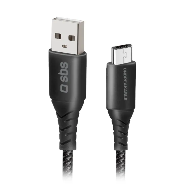 SBS Unbreakable Micro-USB Kabel Aramid 1 m