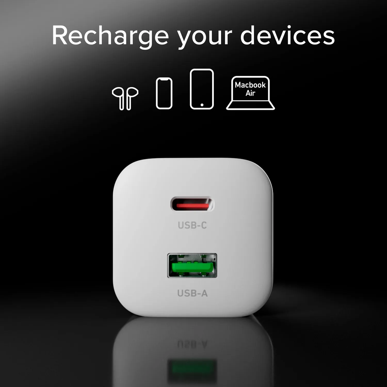 SBS 30W GaN Ladegerät Set USB-C Kabel 1,5m