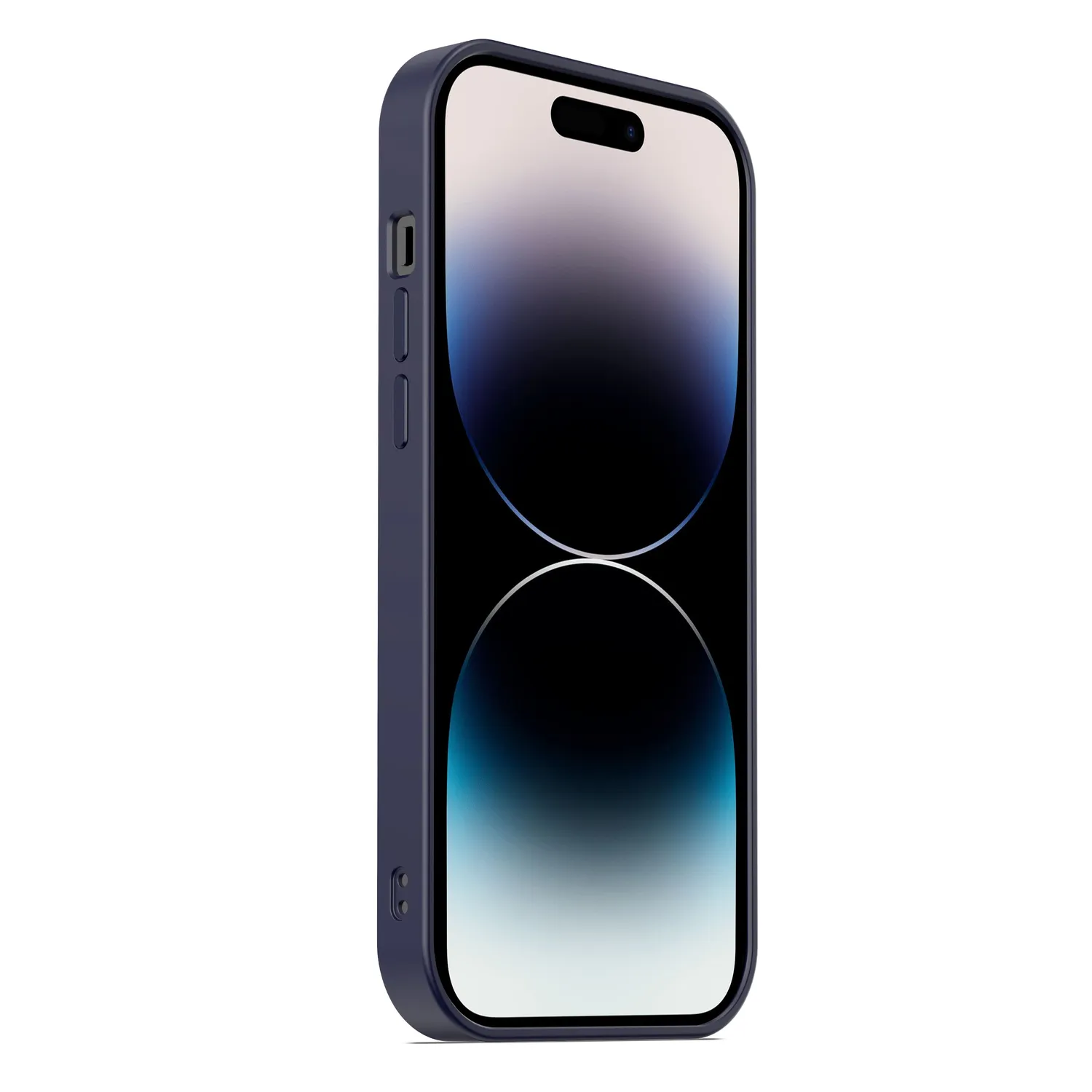 arktis iPhone 15 Pro Case Matt Sturmblau TPU