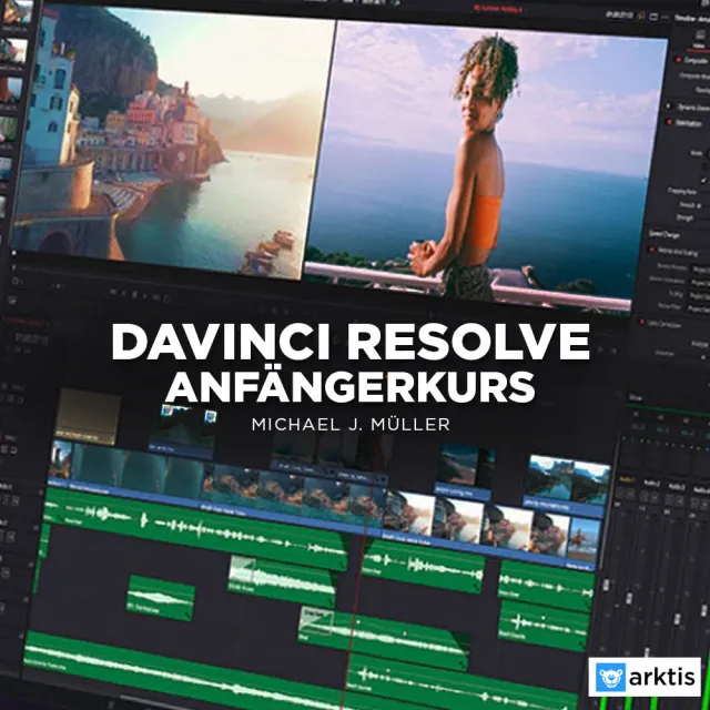 arktis DaVinci Resolve Anfängerkurs Onlinekurs 4,5h