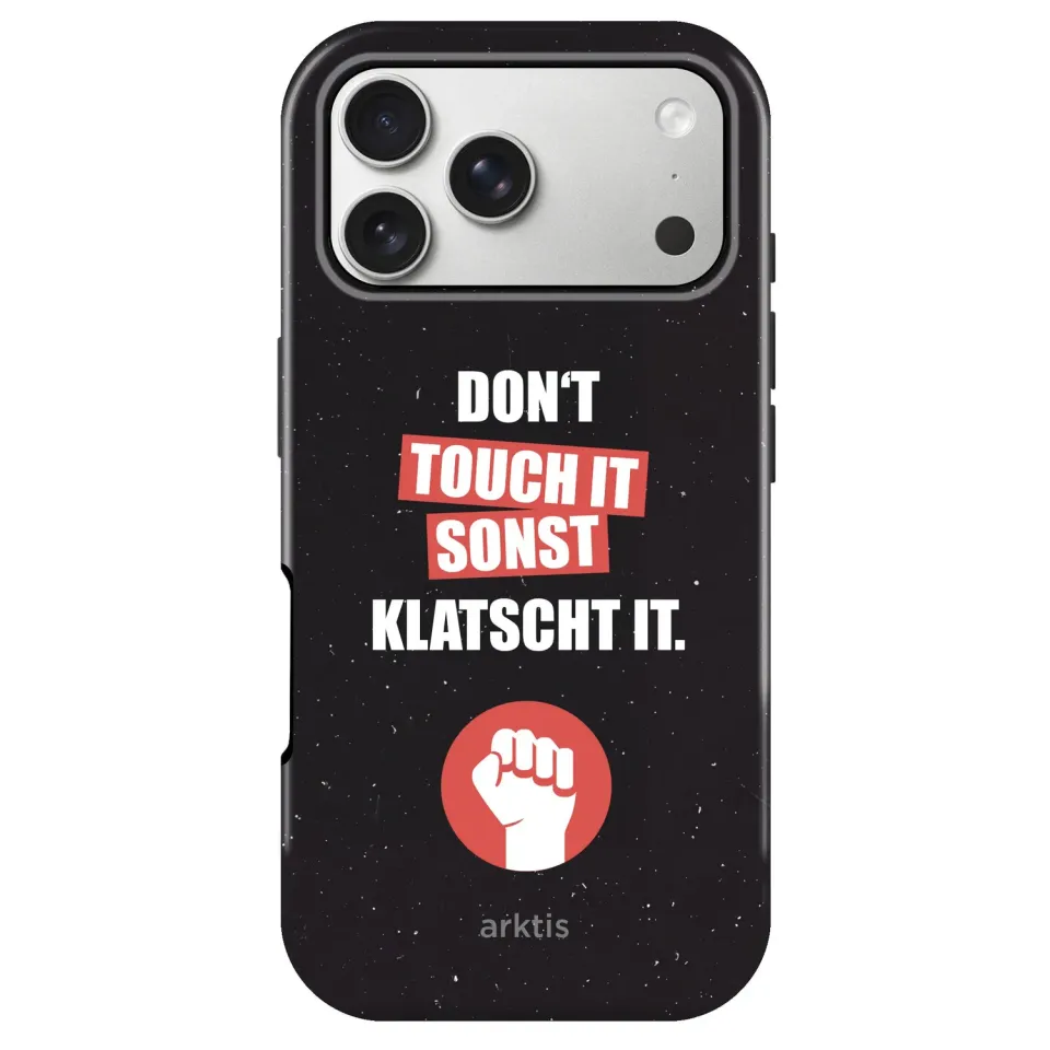 arktis Don’t touch Hülle iPhone 17 Pro Max MagSafe Print