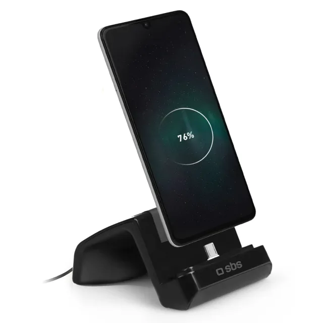 SBS Tisch Ladestation Handyhalter Micro-USB mit Ladefunktion