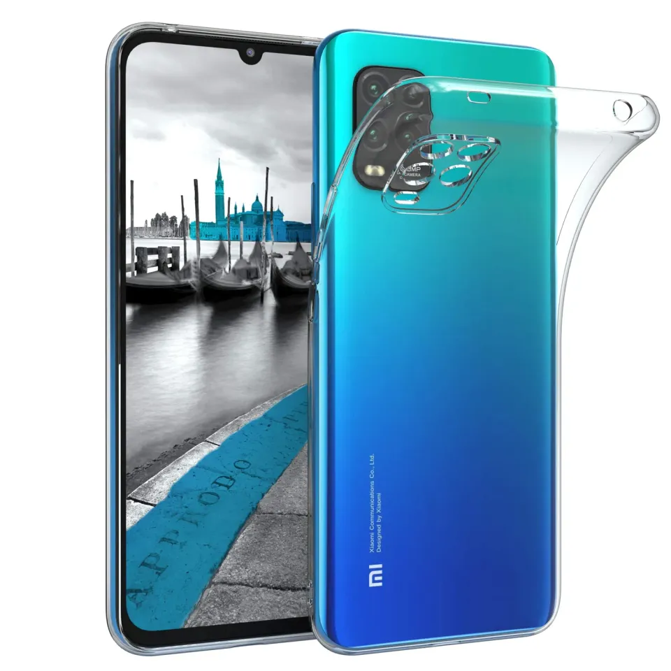 EAZY CASE Mi 10 Lite Silikonhülle Transparent ultra dünn