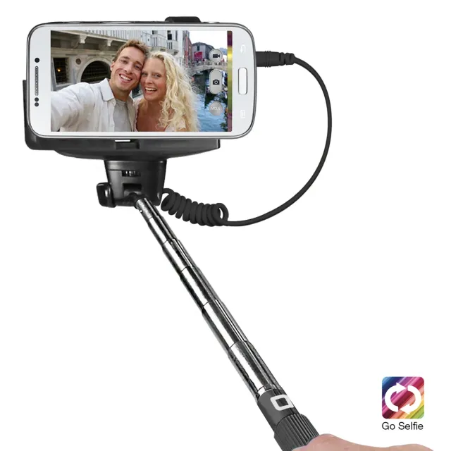 SBS Selfie-Stick mit 3,5mm Klinke 1m ausziehbar