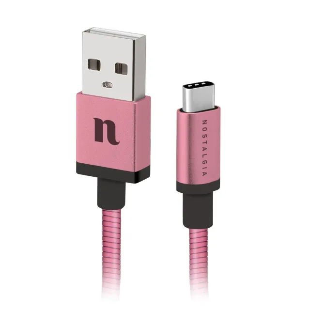 SBS Ischia Type-C USB 2.0 Ladekabel Rosa 1,5m