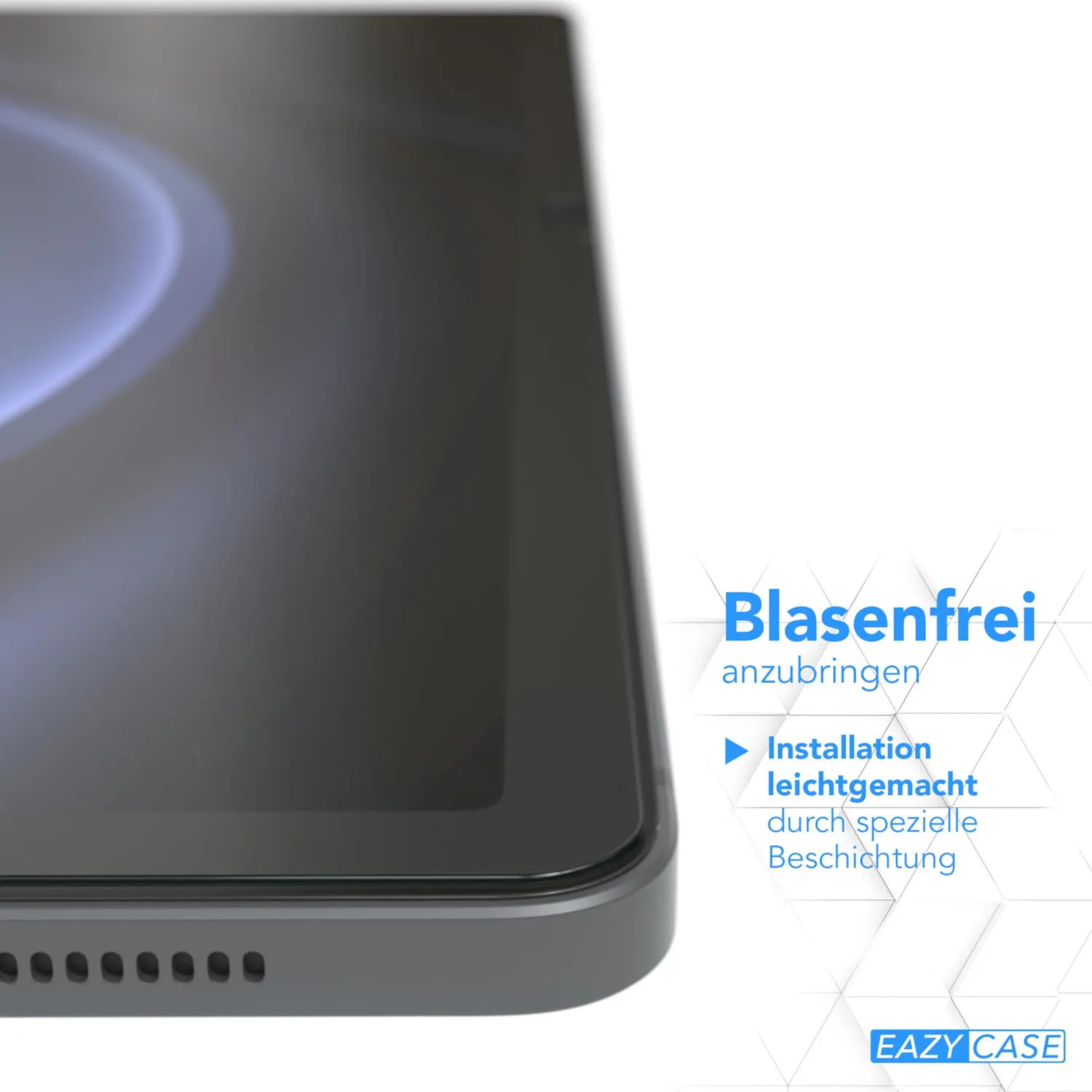 EAZY CASE Galaxy Tab S9 FE Plus Panzerglas 9H Transparent