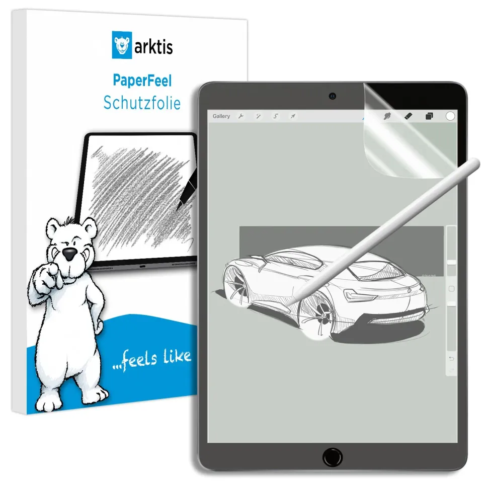 arktis PaperFeel iPad 10,2 Schutzfolie Paperlike matt