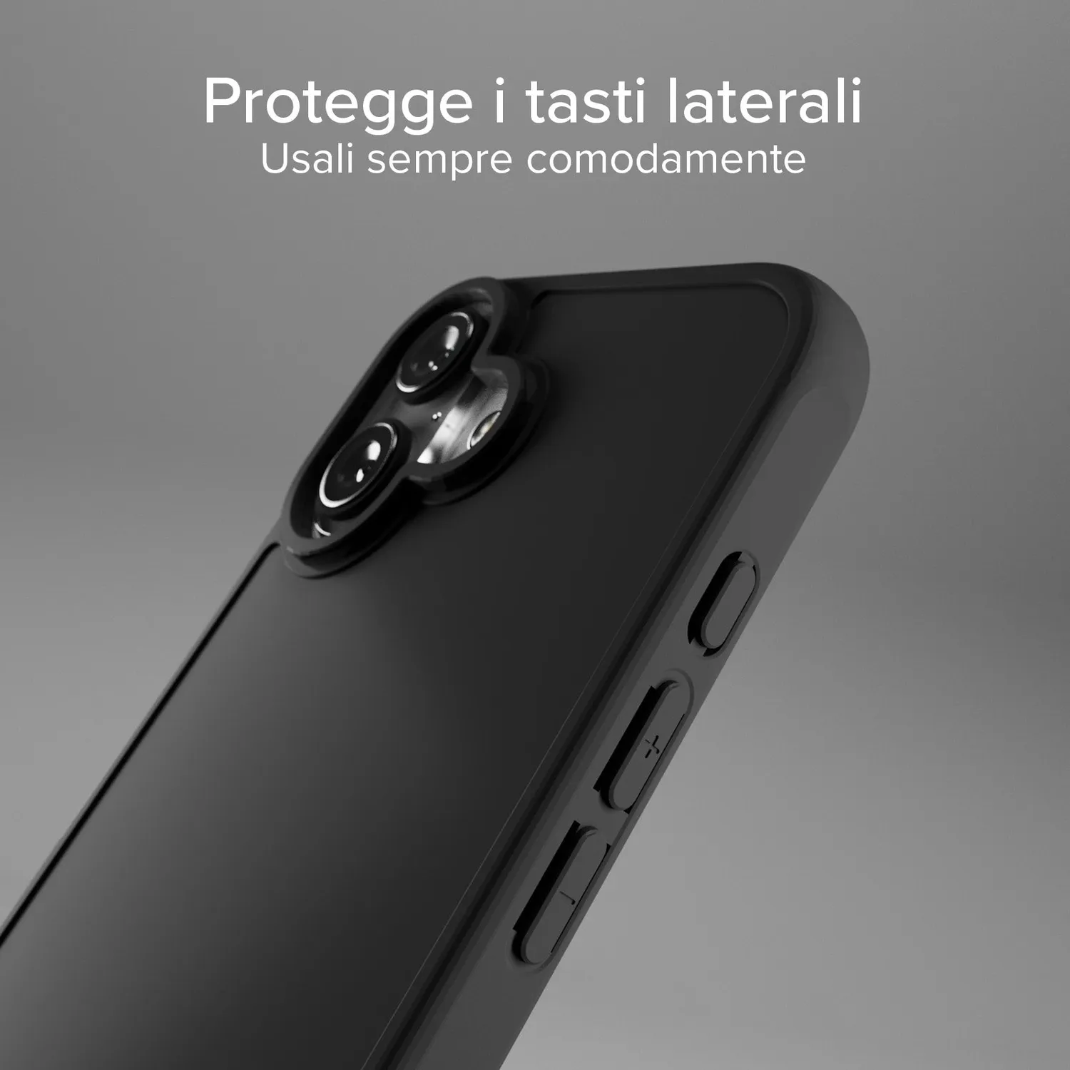 SBS D3O Handyhülle iPhone 16 schwarz stoßsicher