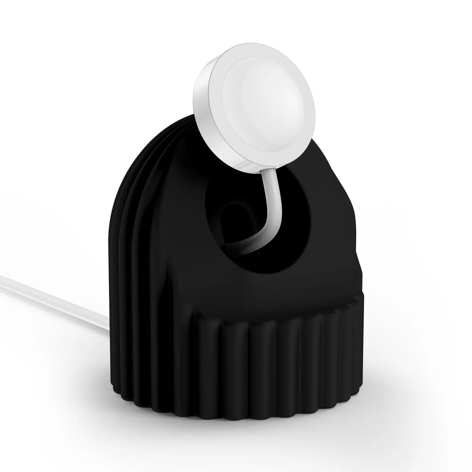 arktis Luna Apple Watch Ladestation Silikon Dock
