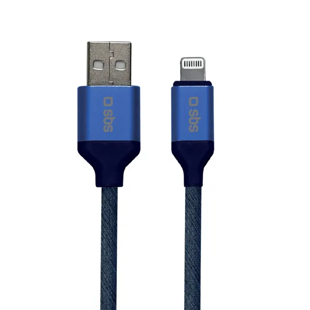 SBS Jeans Lightning Ladekabel 1 m Datenkabel