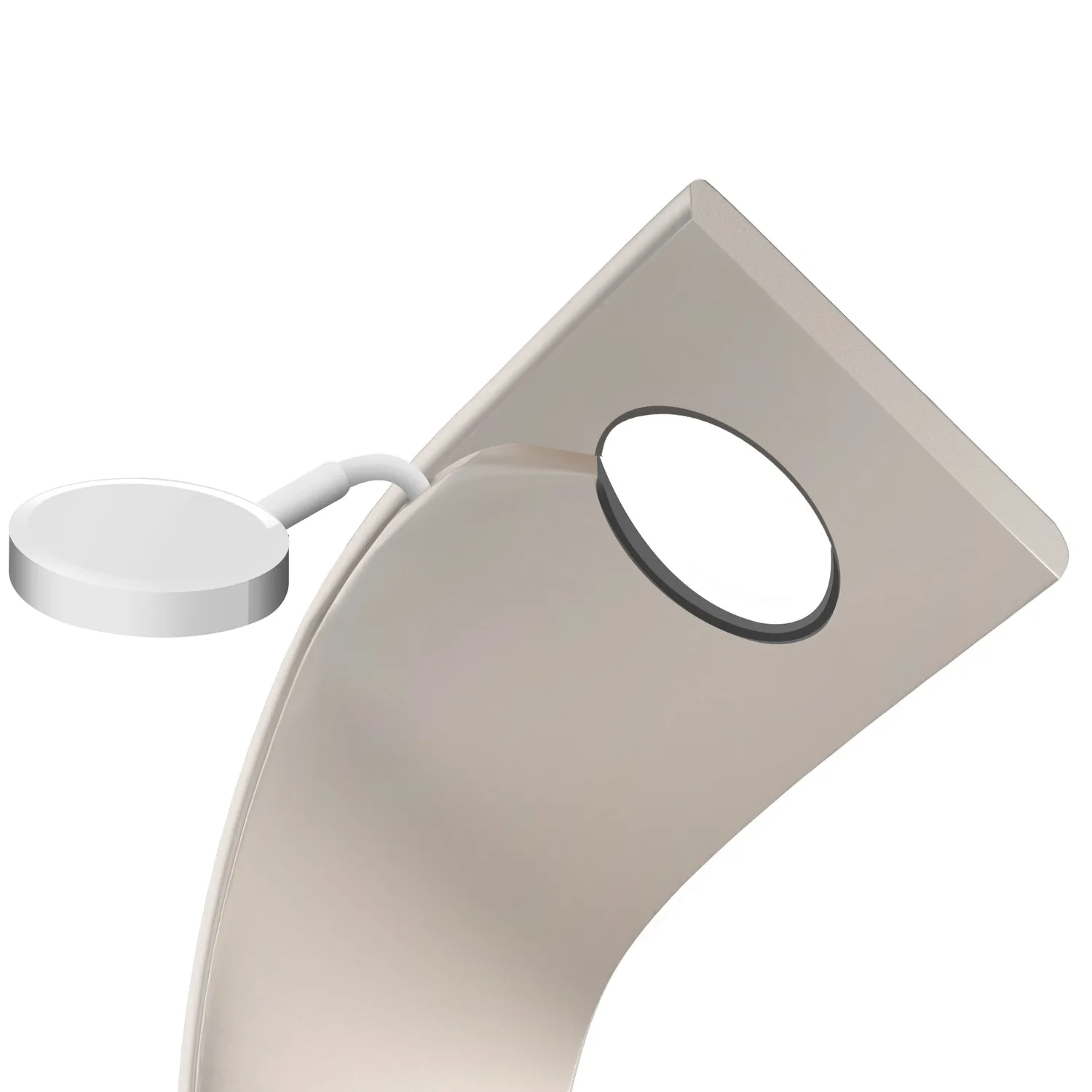 arktisband Aluminium Apple Watch Ultra Ständer Titanfarben