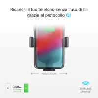 SBS Gravity Handyhalterung Auto Wireless 10W Lüftung