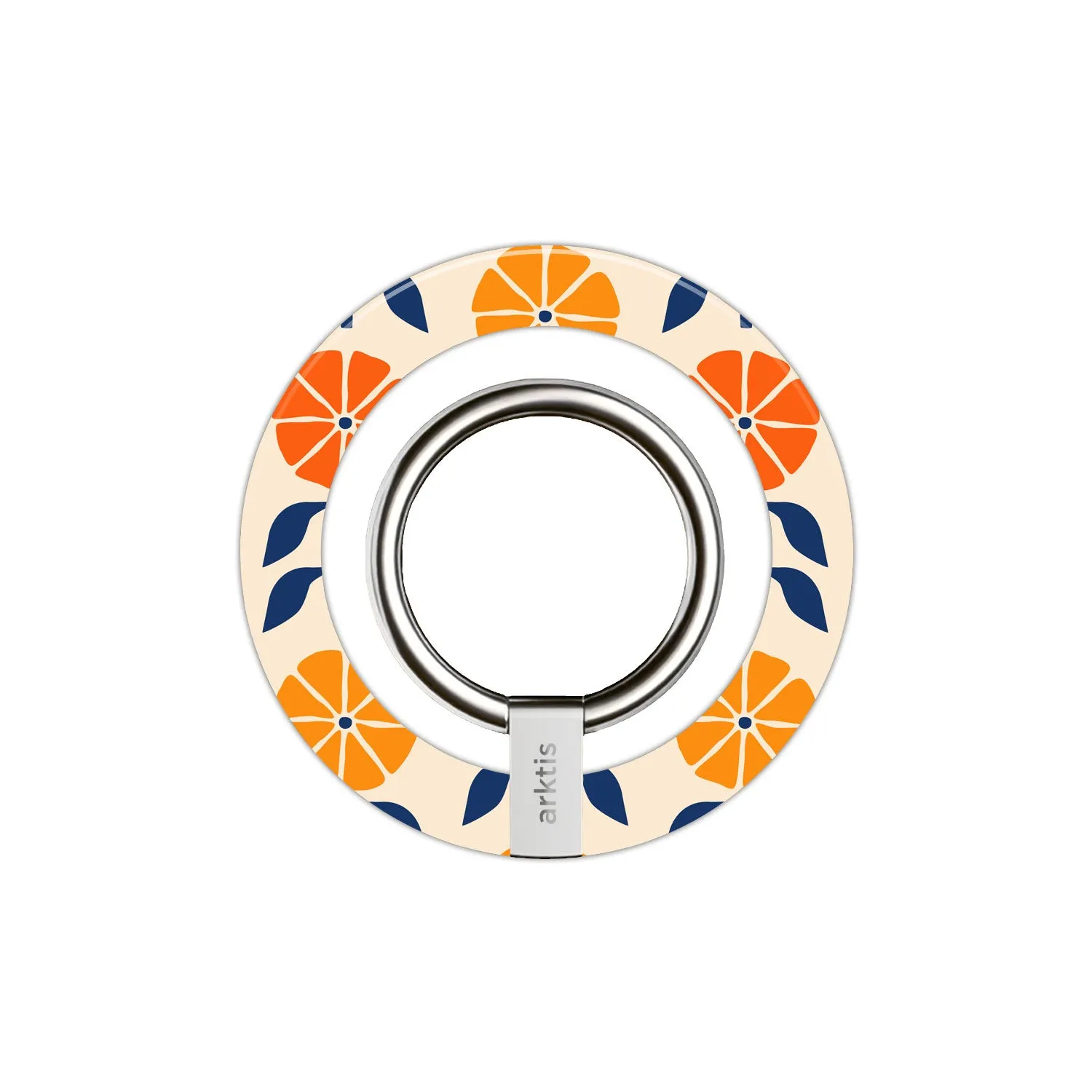 arktis Modern Sunflower MagSafe Ringhalter Gold Ständer