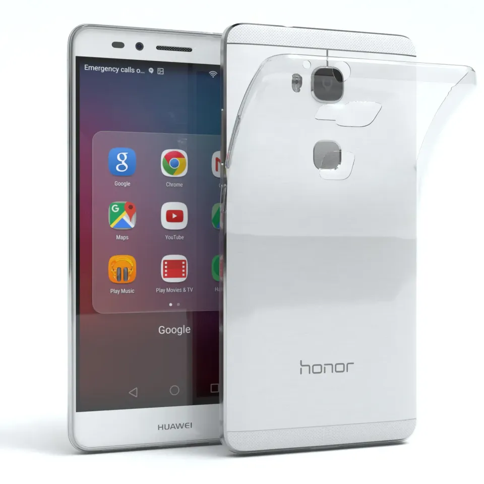 EAZY CASE Huawei GR5 Silikonhülle Transparent 0,8mm dünn