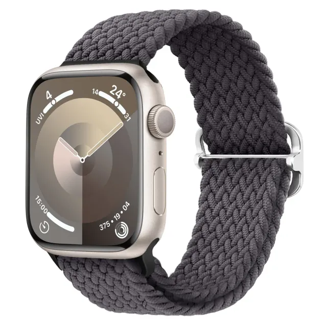 arktisband Flex Loop Armband Anthrazit 49/46/45/44 mm geflochten