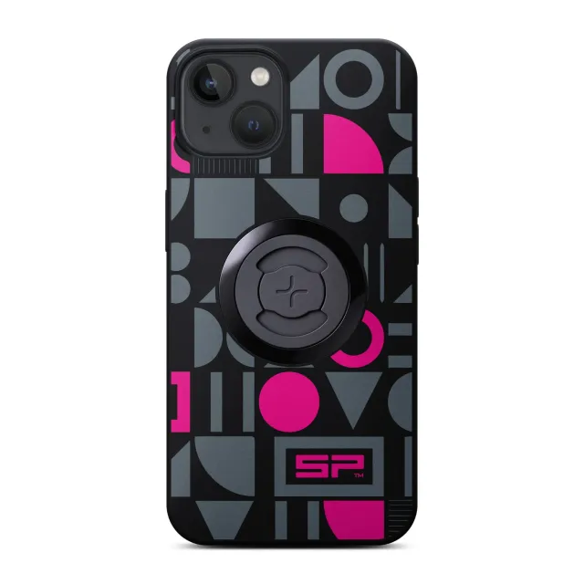 SP Connect Edition Phone Case Geometric Handyhülle pink