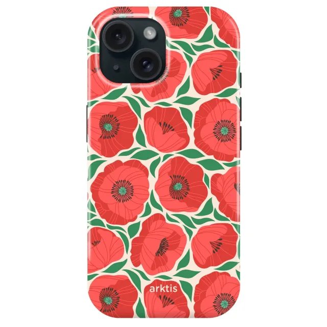 arktis Summer Garden iPhone 15 Hülle MagSafe Print
