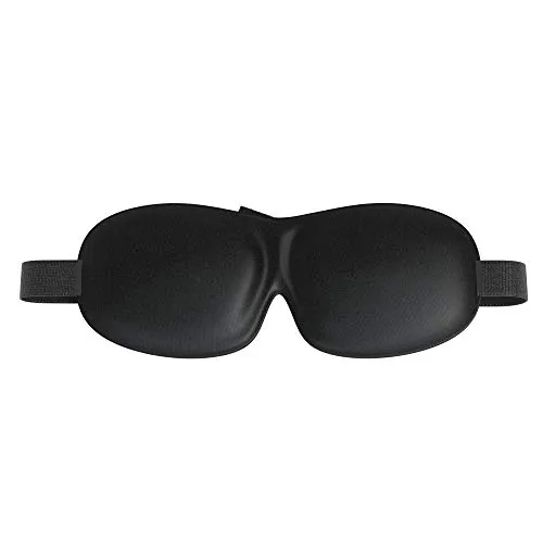 EAZY CASE Premium 3D Schlafmaske blickdicht mit Ohrstöpseln
