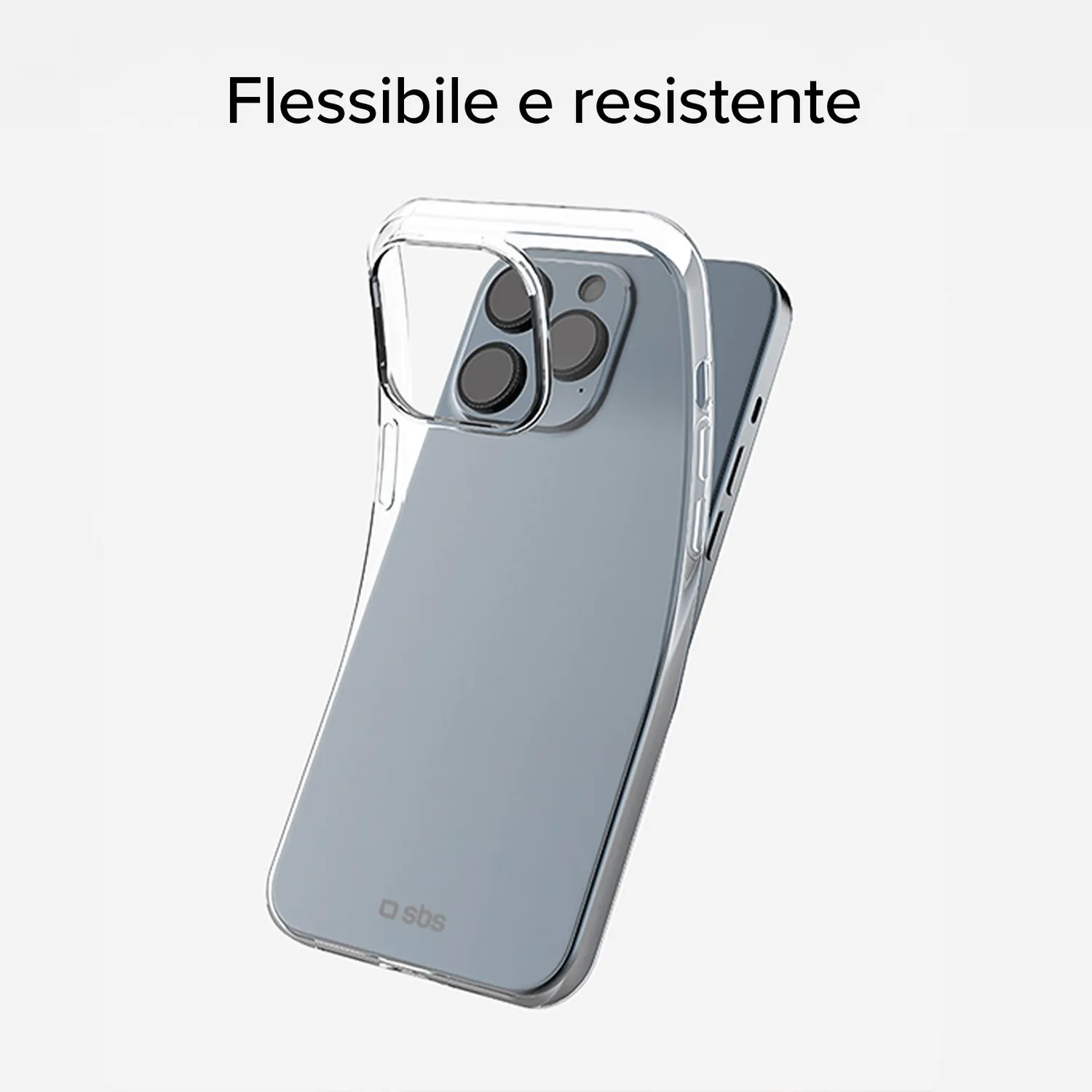 SBS Skinny iPhone 15 Pro Max Handyhülle transparent dünn