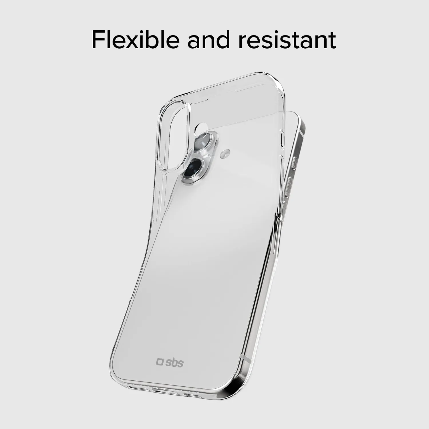 SBS Skinny iPhone 17 Handyhülle Transparent flexibel