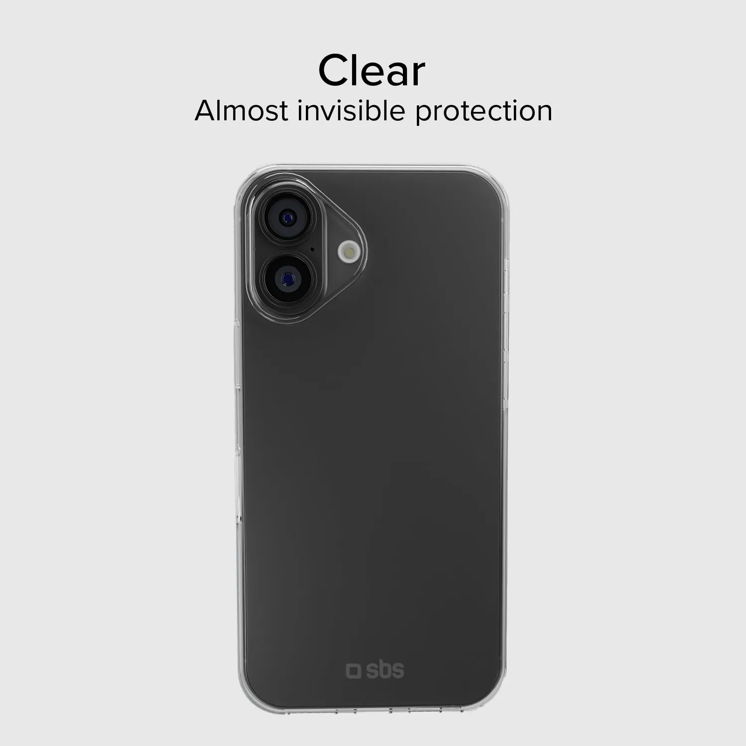 SBS Extreme Full Body 360° Hülle iPhone 16 Plus transparent