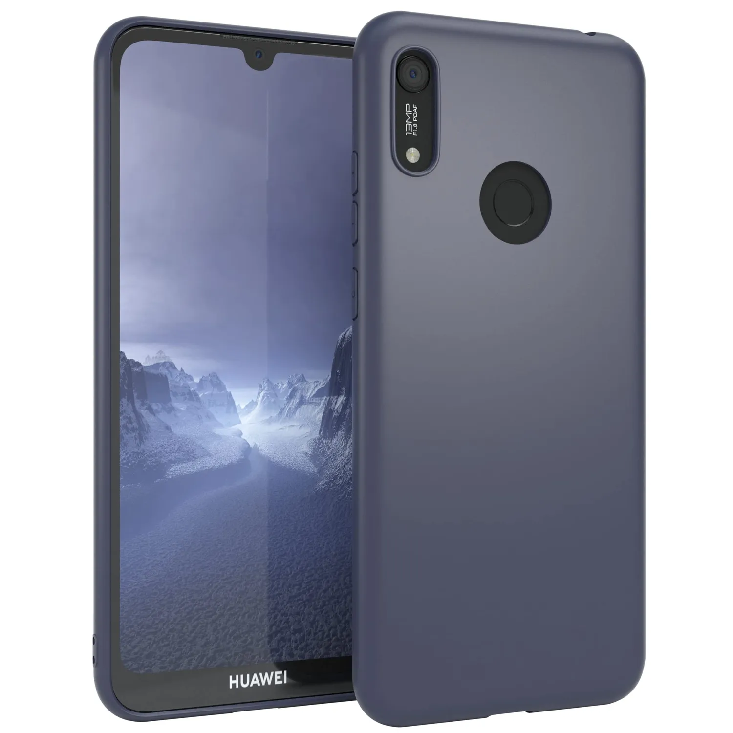 EAZY CASE Huawei Y6s Silikonhülle Clear transparent 0,8mm