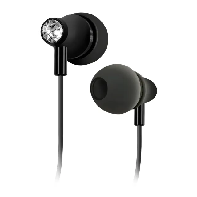 SBS Diamond Stereo Kopfhörer Kabel Weiß mit Mikrofon