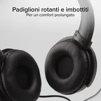 SBS Slight USB-C Kopfhörer faltbar mit Mikrofon