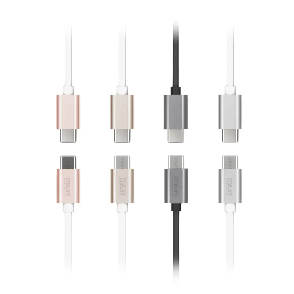Artwizz USB-C Cable to USB-C Ladekabel Aluminium 100 cm