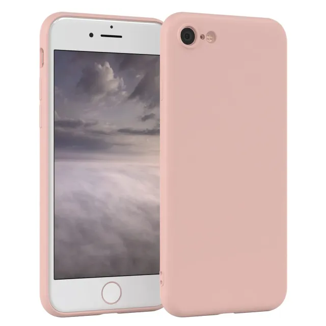 EAZY CASE iPhone SE / 7 / 8 Silikonhülle Altrosa Premium