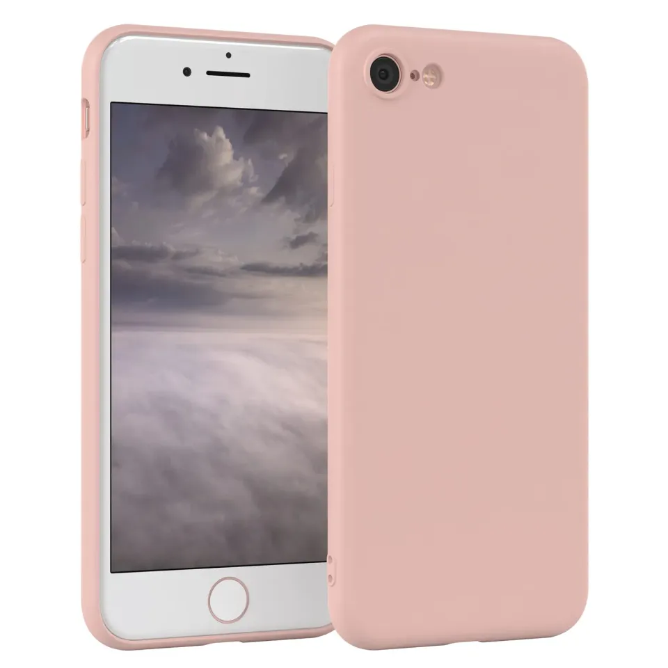 EAZY CASE iPhone SE / 7 / 8 Silikonhülle Altrosa Premium
