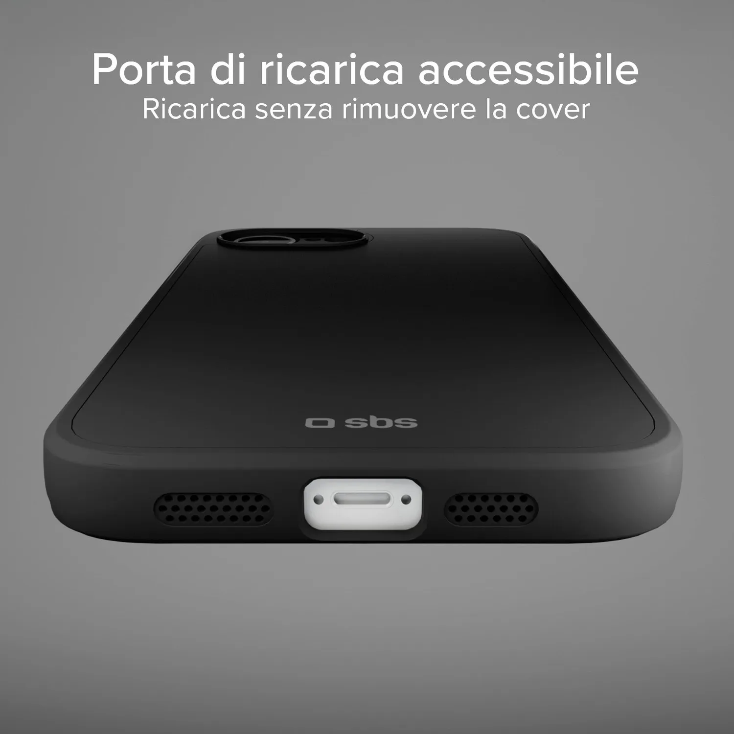 SBS D3O Handyhülle iPhone 16e Schwarz stoßfest