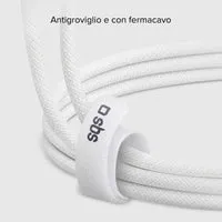 SBS USB-A auf USB-C Kabel 1,5 m Textil