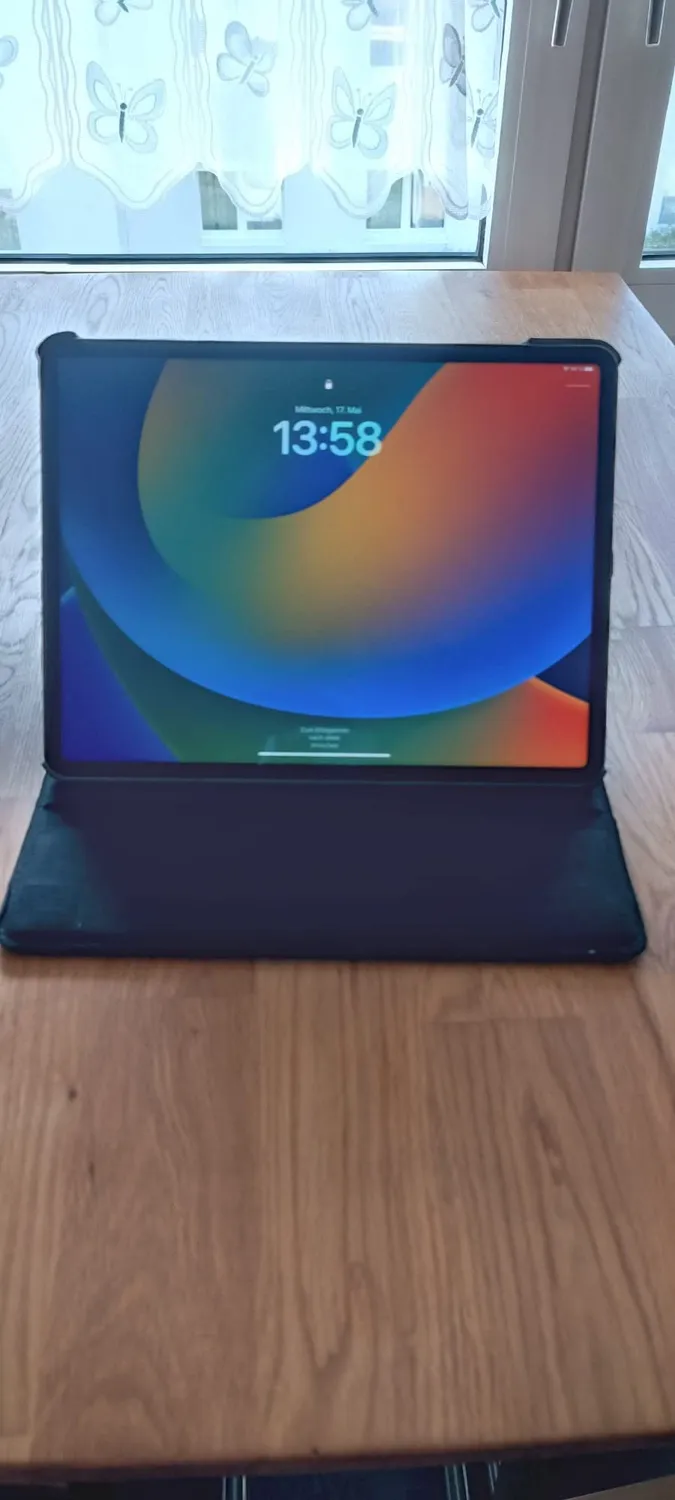 EAZY CASE iPad Pro 12,9 2020 4.Gen Tablethülle Schwarz 360° drehbar