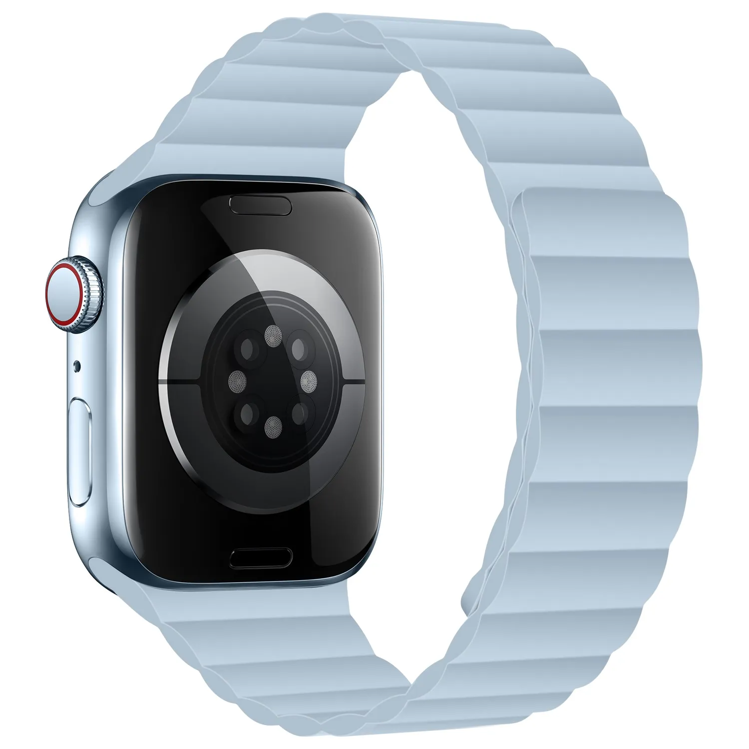 arktisband Ligo Armband Magnetisch Silikon Schwarz 46mm