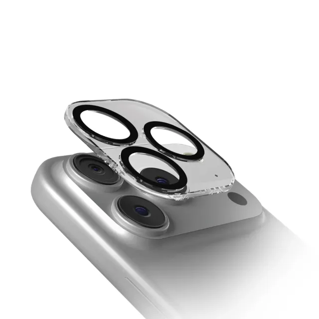 SBS D3O Kameraglas iPhone 17 Pro Schutz Schwarz stoßfest