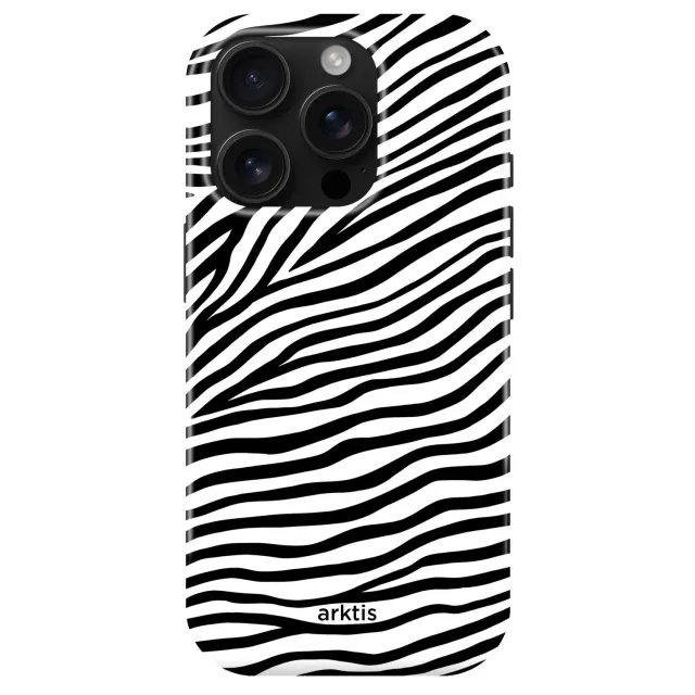 arktis Zebra Hülle iPhone 14 Pro Max mit MagSafe Print