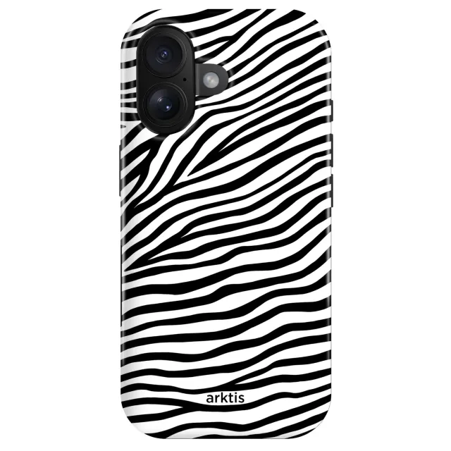 arktis iPhone 16 Hülle Zebra MagSafe Case