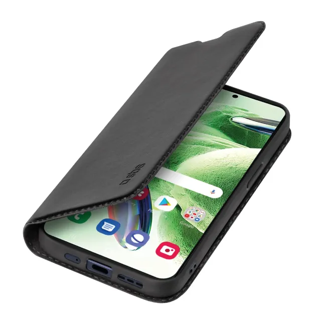 SBS Wallet Lite Handyhülle Redmi Note 12S schwarz Kartenfach