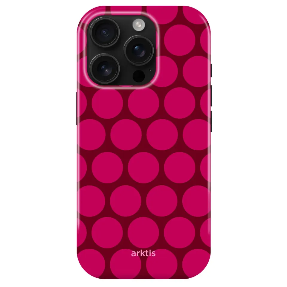 arktis iPhone 14 Pro Max Hülle Polka Dots MagSafe
