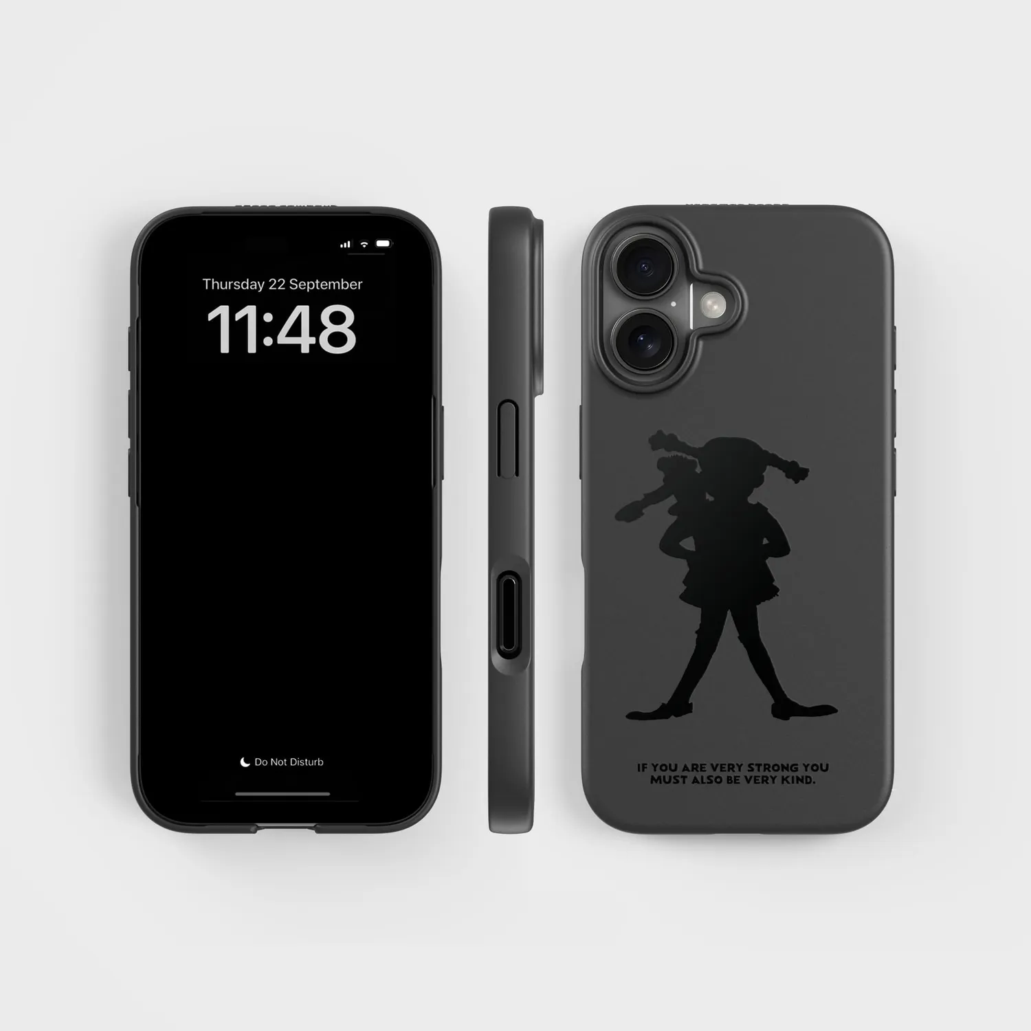 agood company PLNTPRTCT Strong & Kind iPhone 16 Handyhülle Pippi
