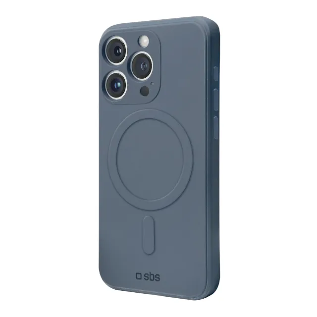 SBS Instinct Mag iPhone 15 Pro Handyhülle Blau MagSafe