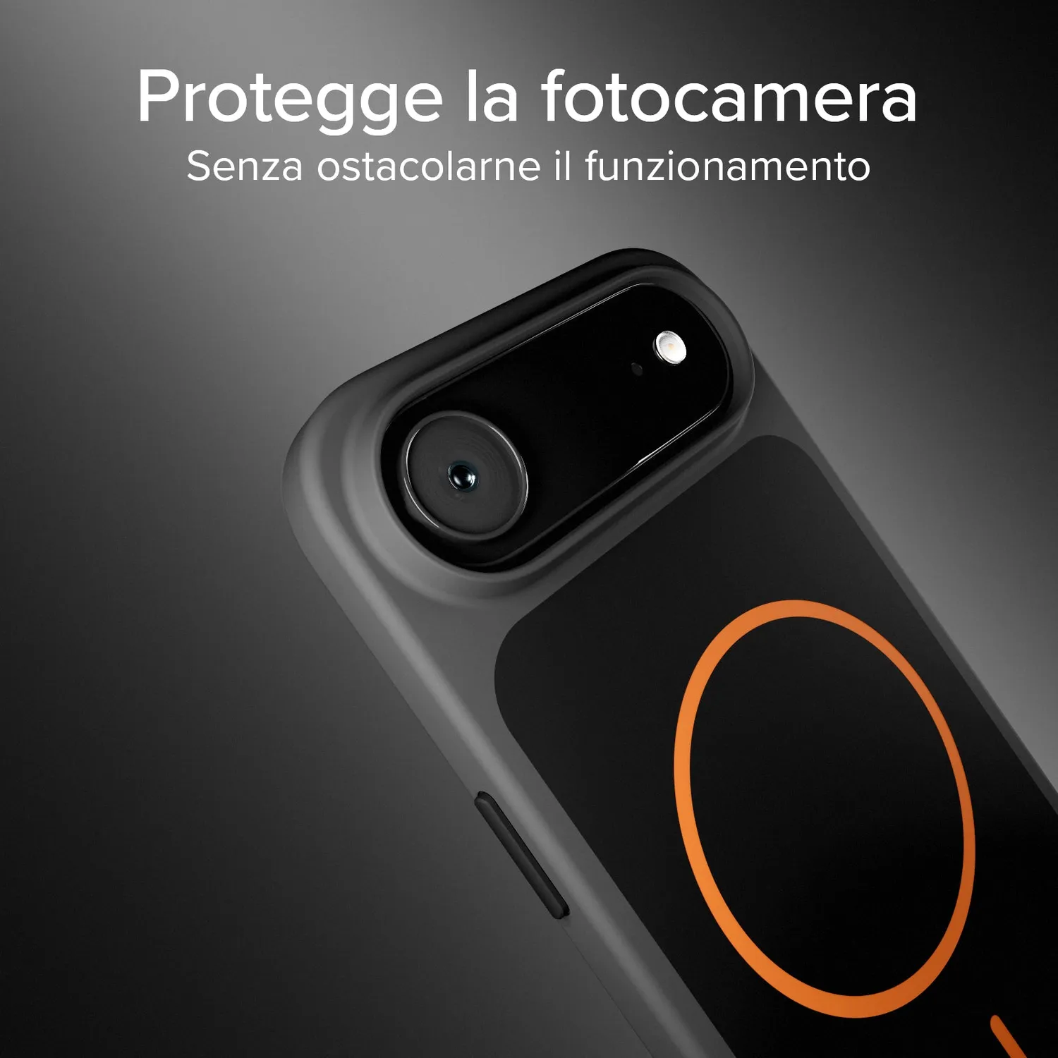 SBS Core iPhone Air Hülle MagSafe orange-schwarz D3O