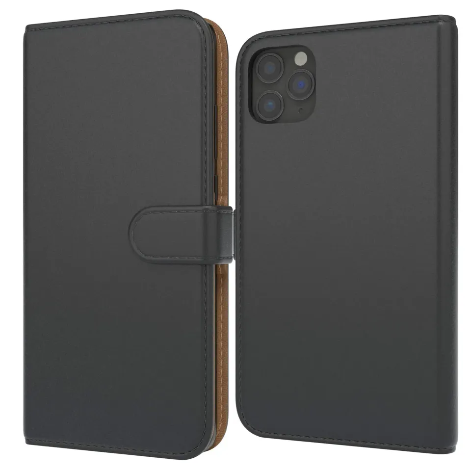 EAZY CASE Book iPhone 11 Pro Max Klapphülle Schwarz