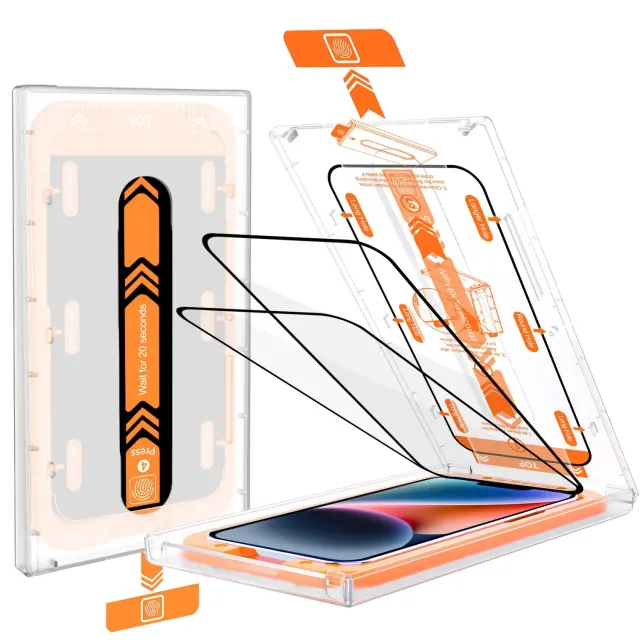 arktis REVOLUTION iPhone 14 Panzerglas 2er Set EZ Install