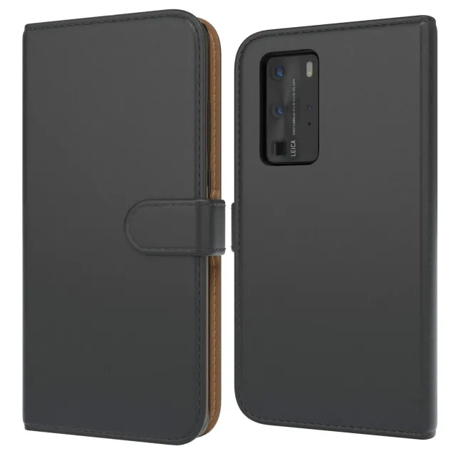 EAZY CASE Book Huawei P40 Pro Klapphülle Schwarz 2 Karten
