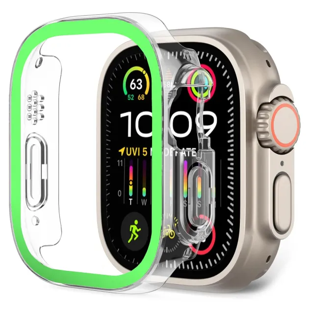 arktis Glow Apple Watch Ultra Hülle 49mm nachtleuchtend