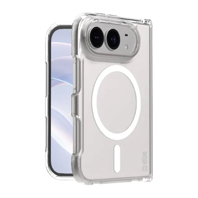 SBS Fold Hülle iPhone Duo transparent MagSafe